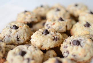 Миндальное печенье с шоколадом