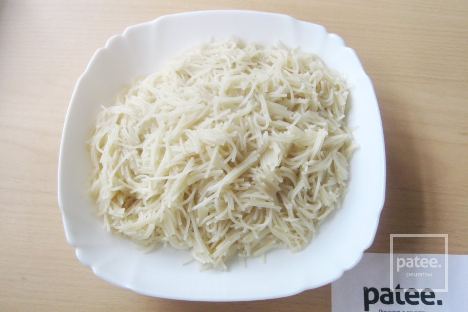 Творожная запеканка  с тыквой и вермишелью - Шаг 3