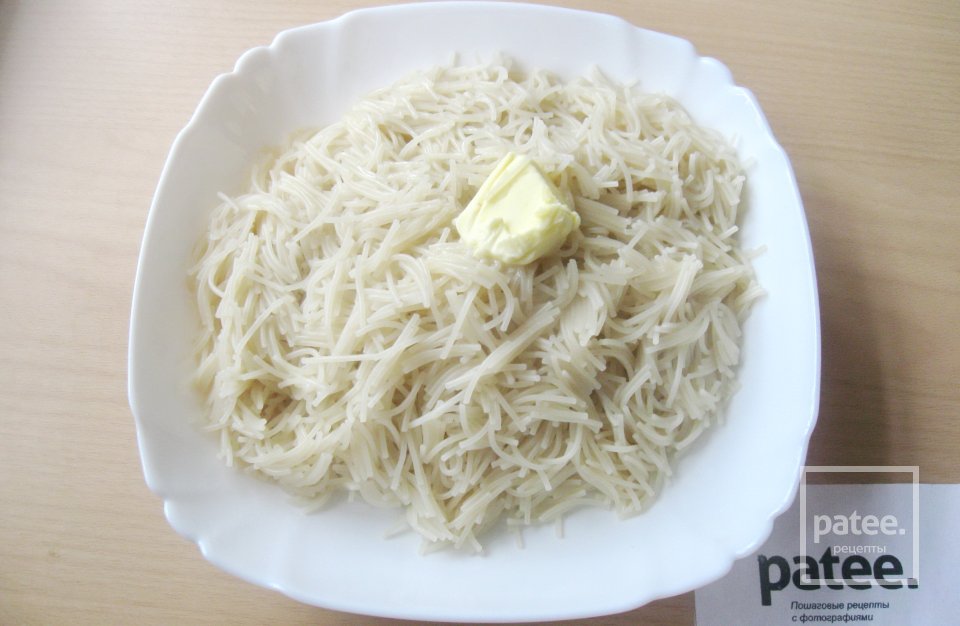 Творожная запеканка  с тыквой и вермишелью - Шаг 4