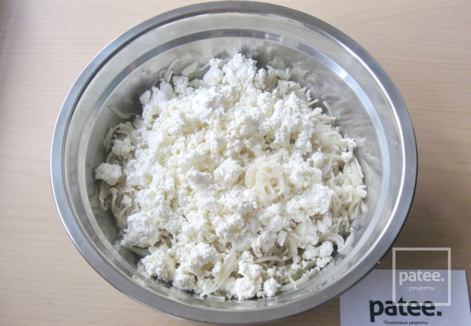 Творожная запеканка  с тыквой и вермишелью - Шаг 5