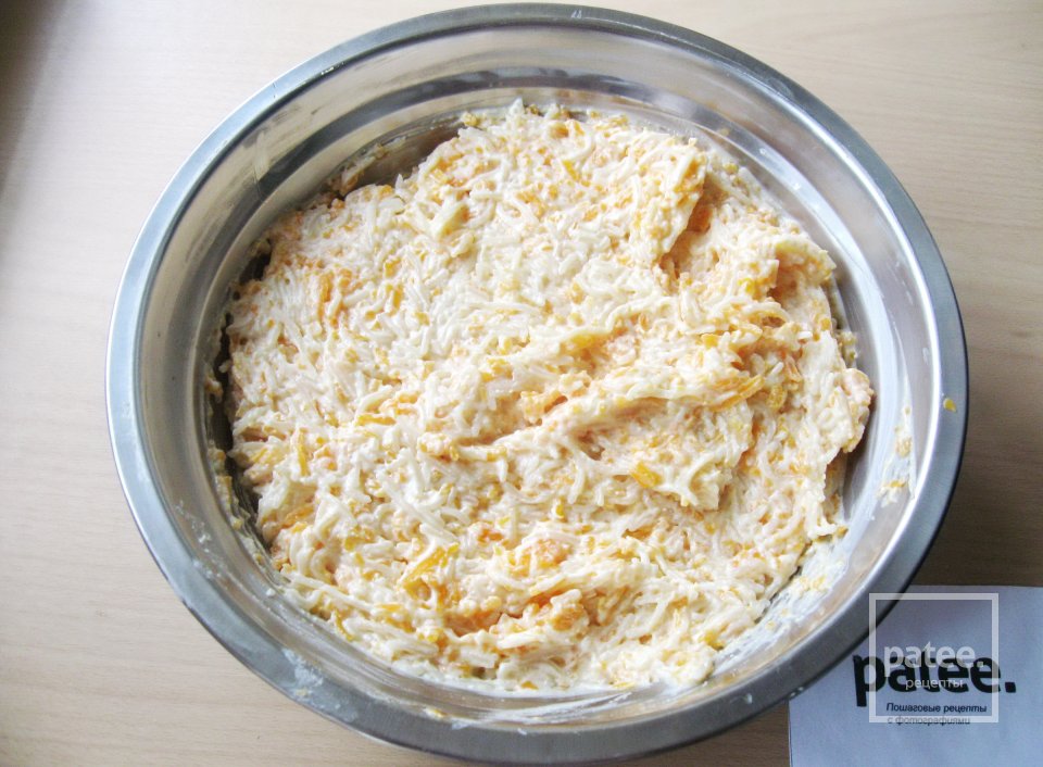 Творожная запеканка  с тыквой и вермишелью - Шаг 11