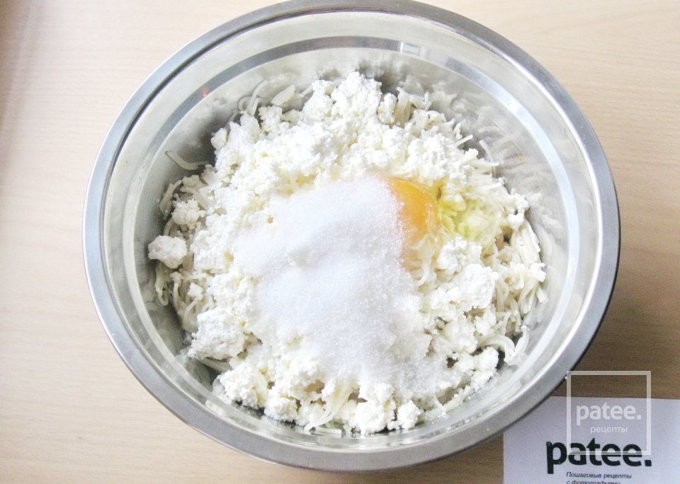 Творожная запеканка  с тыквой и вермишелью - Шаг 7