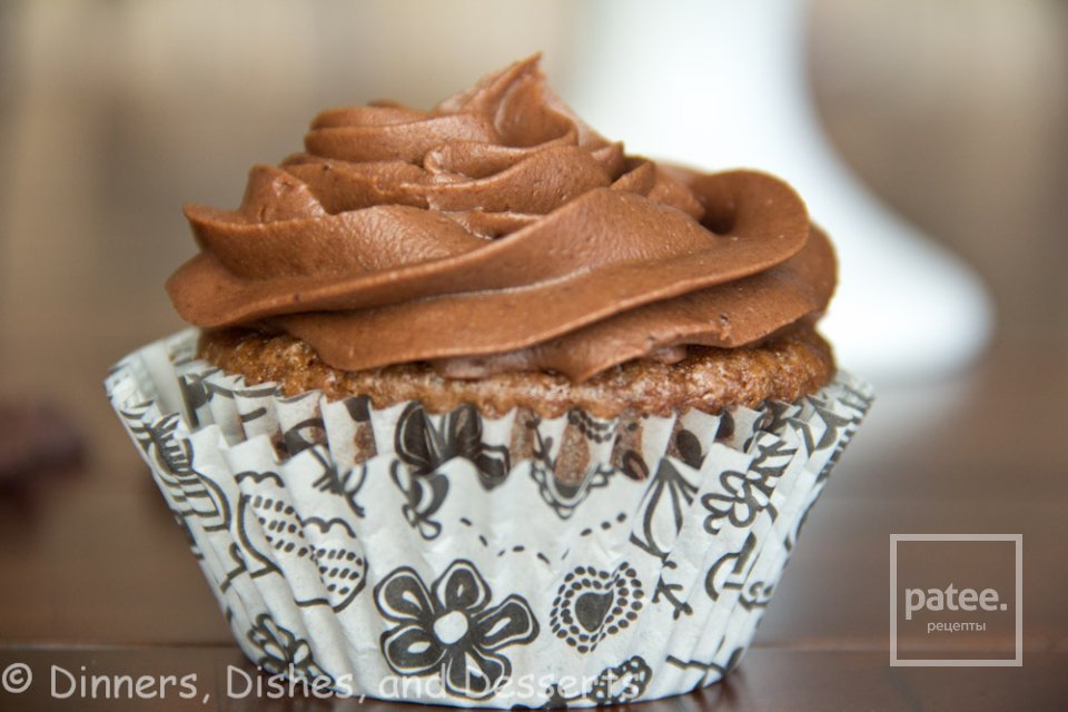Шоколадные кексы с мятной начинкой и кремом - Шаг 12