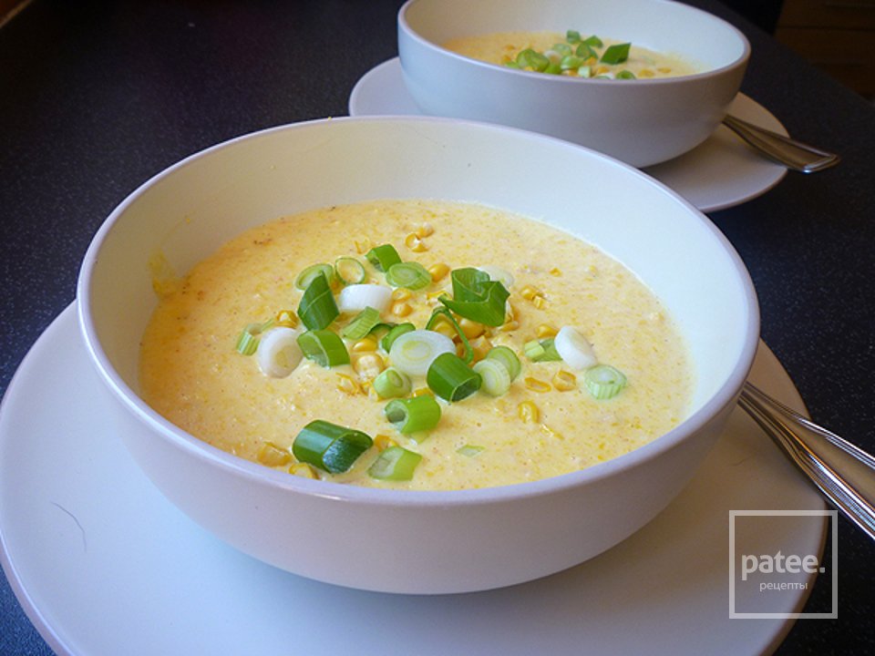 Кукурузный суп с морепродуктами - Шаг 12