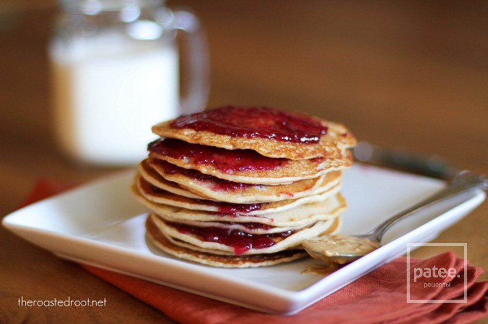 Арахисовые блины с желе - Шаг 8