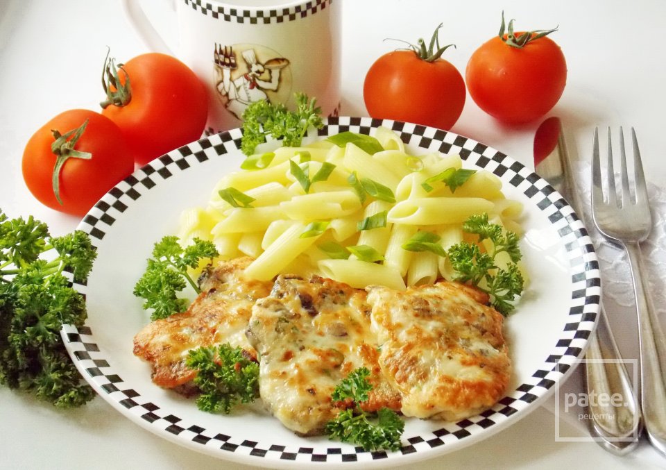 Рубленые куриные котлеты с грибами - Шаг 16