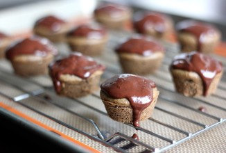 Кексы эспрессо с ганашем