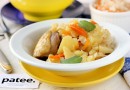 Курица, тушеная с квашеной капустой и картофелем в мультиварке