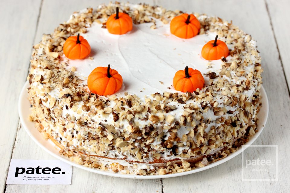 Тыквенный торт - Шаг 18