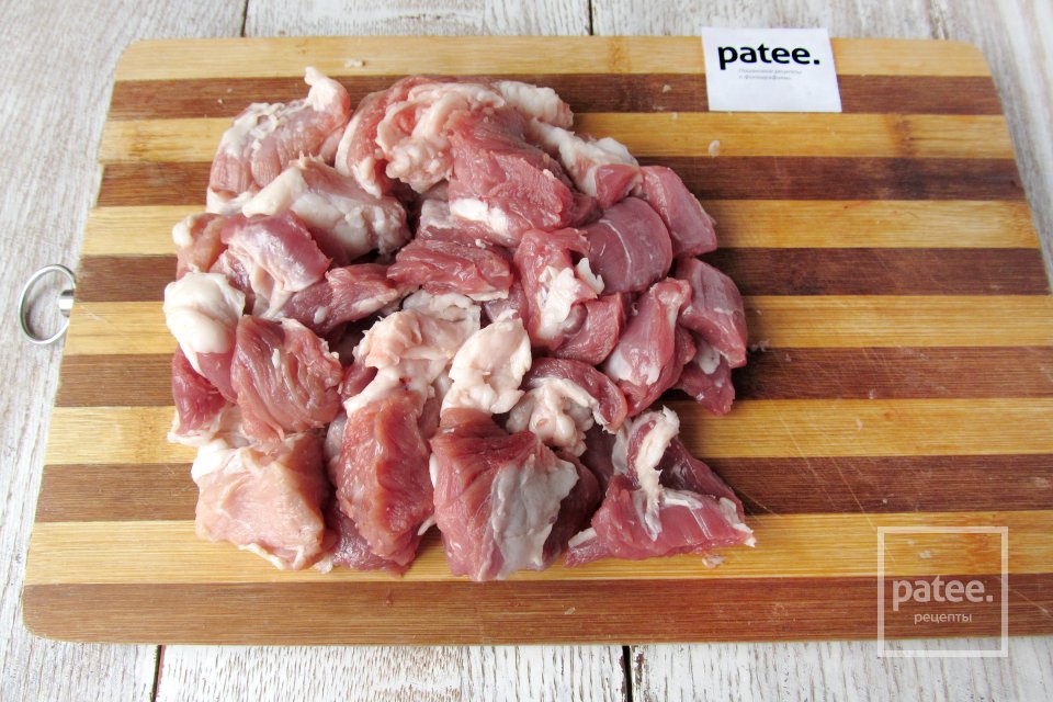 Перец, фаршированный свининой и булгуром - Шаг 2