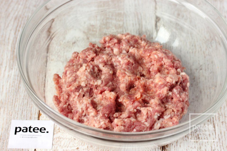 Перец, фаршированный свининой и булгуром - Шаг 3