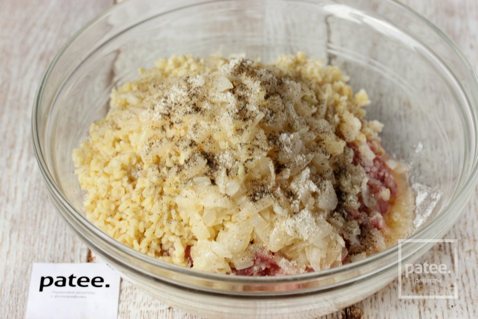 Перец, фаршированный свининой и булгуром - Шаг 12