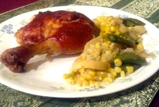 Запеченная курица