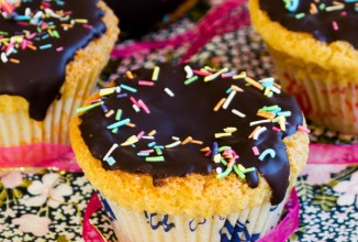 Ромовые кексы с шоколадом