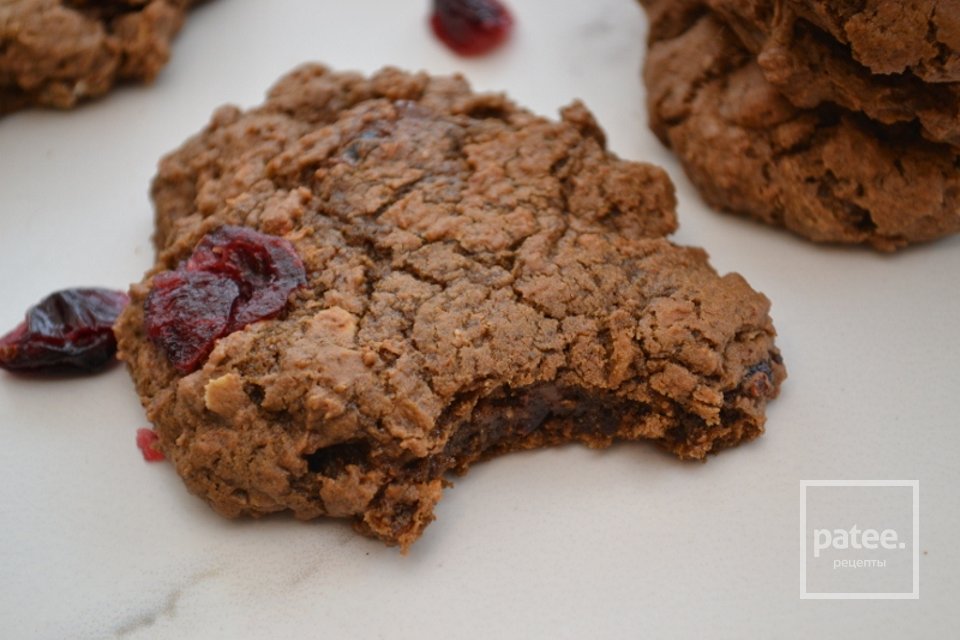 Овсяное печенье с клюквой - Шаг 12