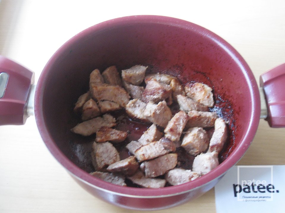 Свинина с фасолью в томатном соусе - Шаг 3