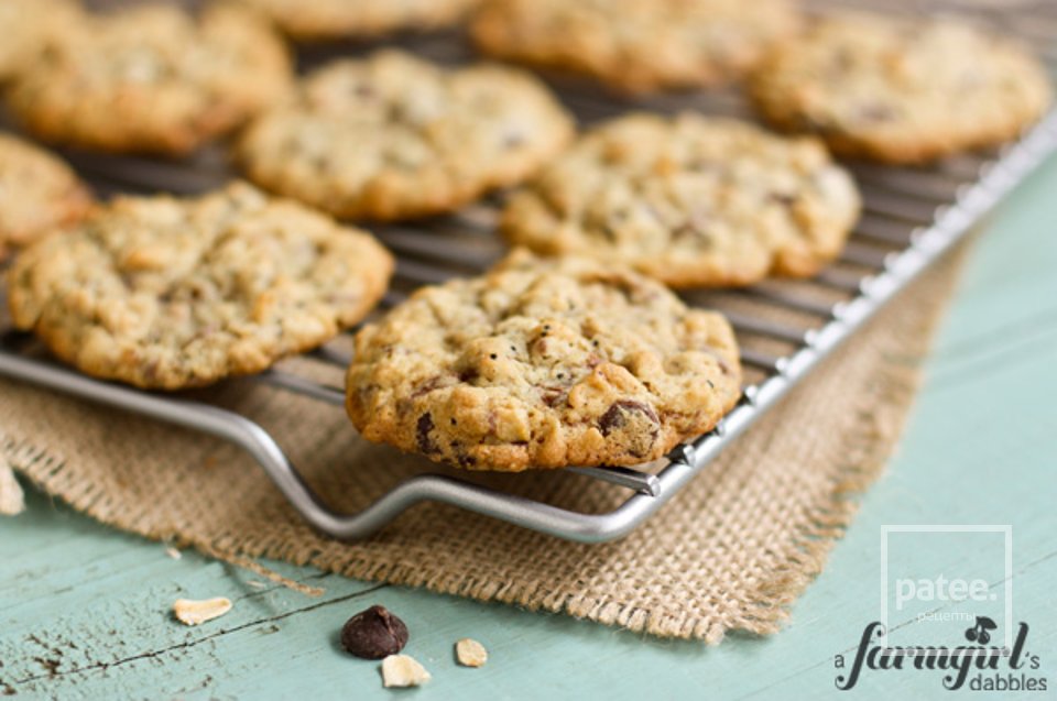 Овсяное печенье с шоколадом и карамелью - Шаг 9