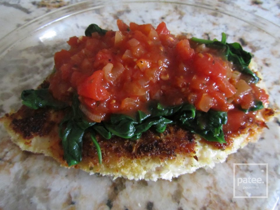 Куриные грудки с сыром и шпинатом - Шаг 15