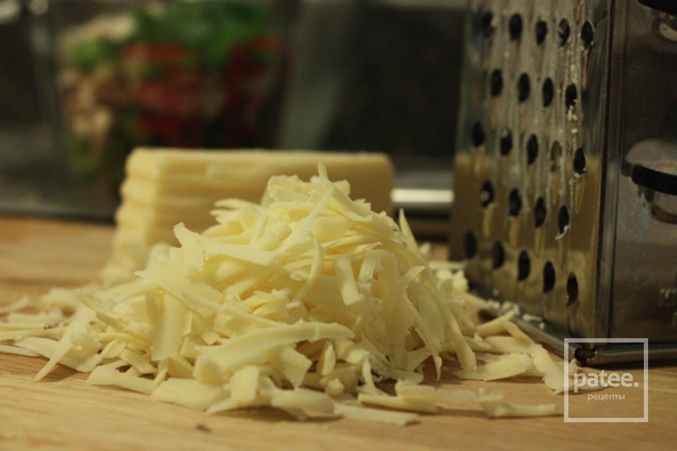 Киш со спаржей и грибами - Шаг 10