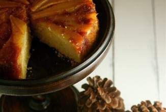 Грушевый пирог с карамелью