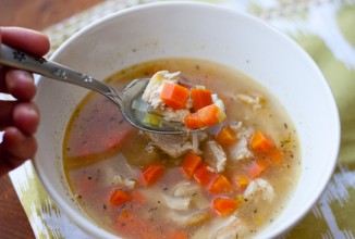 Куриный суп с овощами