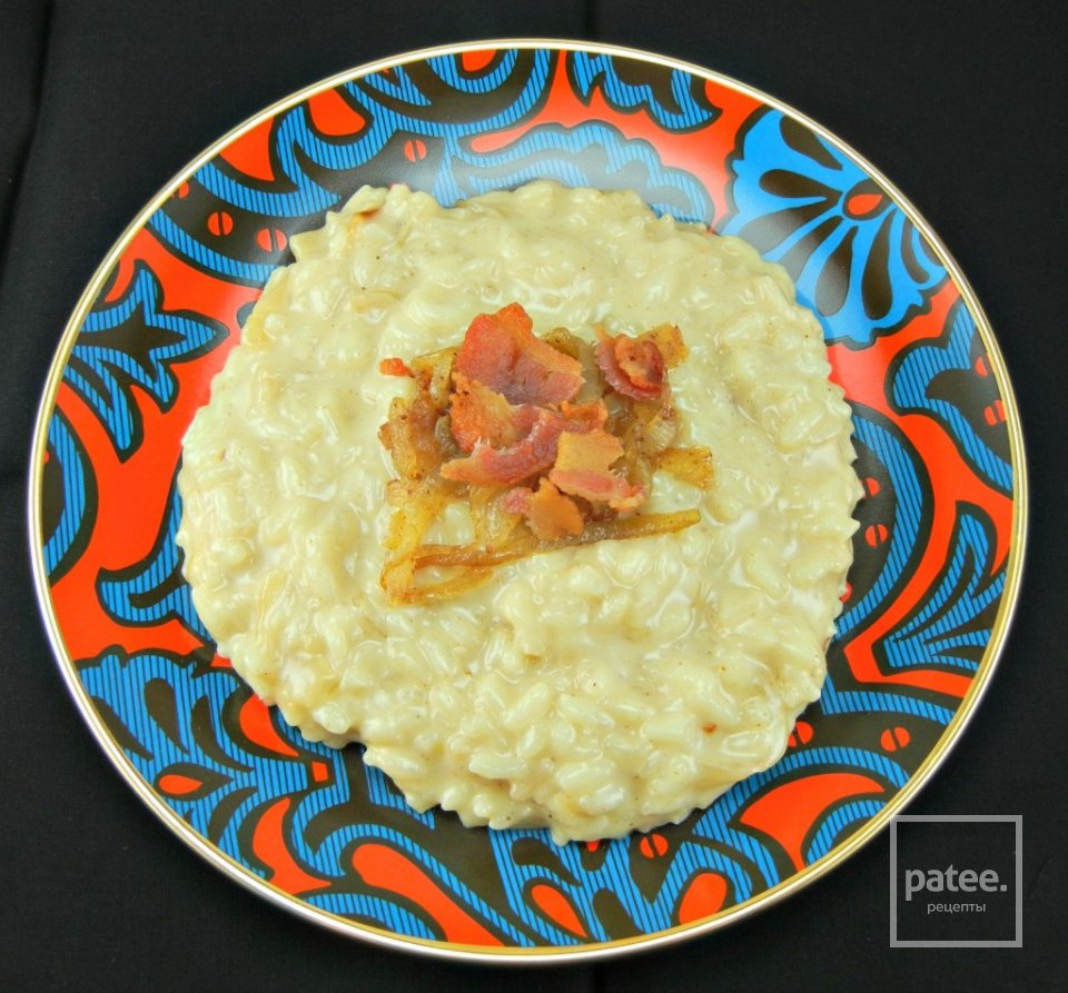Ризотто с сыром, луком и беконом - Шаг 15