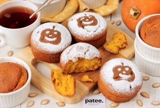 Тыквенно-кукурузные кексы на Хэллоуин