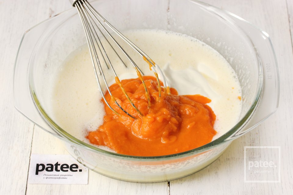 Тыквенно-кукурузные кексы на Хэллоуин - Шаг 4