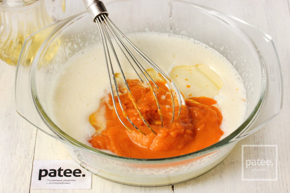 Тыквенно-кукурузные кексы на Хэллоуин - Шаг 5