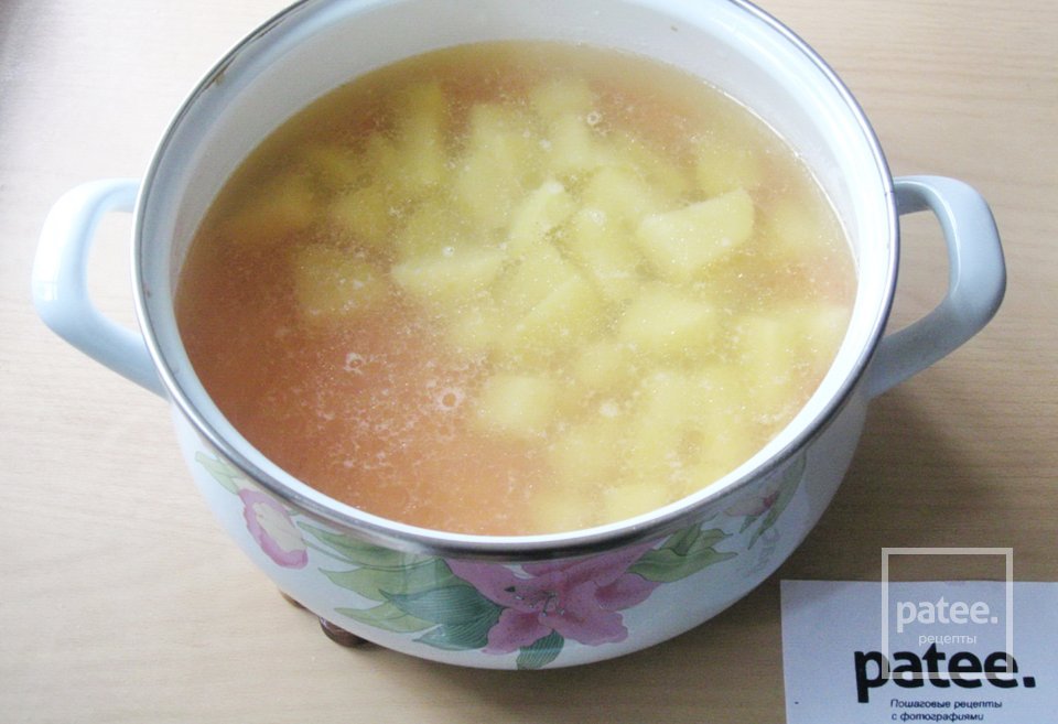 Суп с красной чечевицей и мясным фаршем - Шаг 10