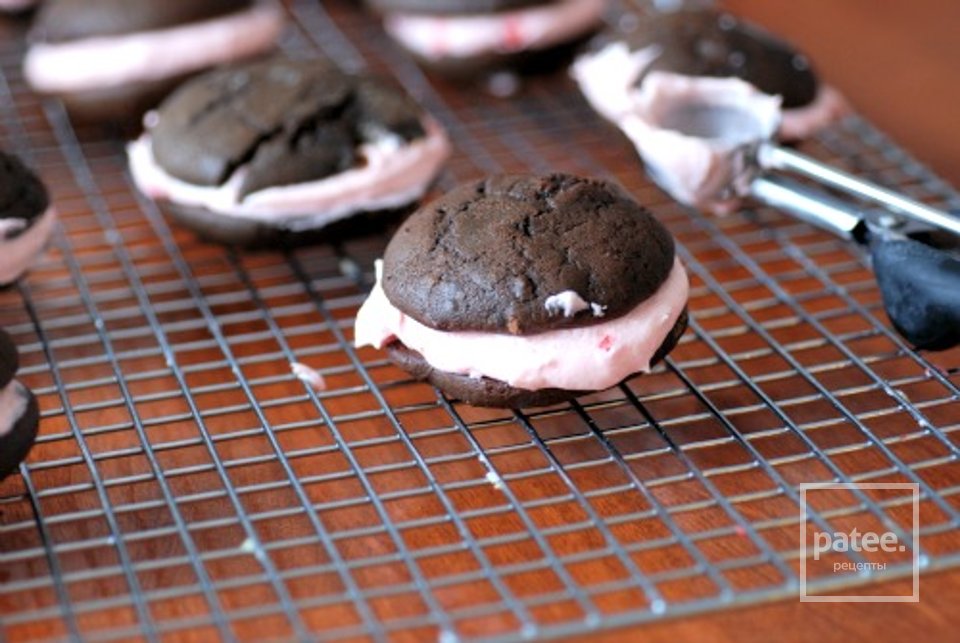 Шоколадное печенье-сэндвичи - Шаг 16