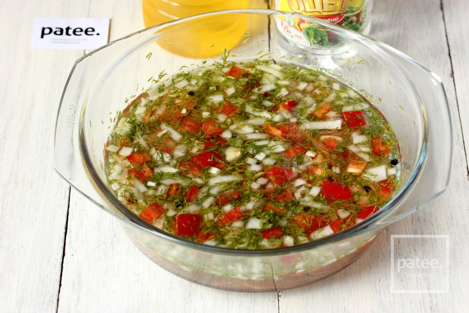 Шампиньоны, маринованные с овощами - Шаг 9