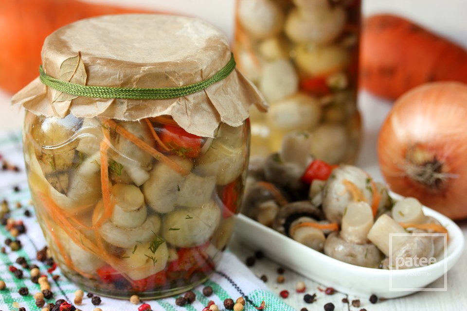 Шампиньоны, маринованные с овощами - Шаг 14