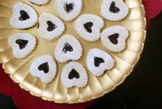 Миндальное печенье с джемом