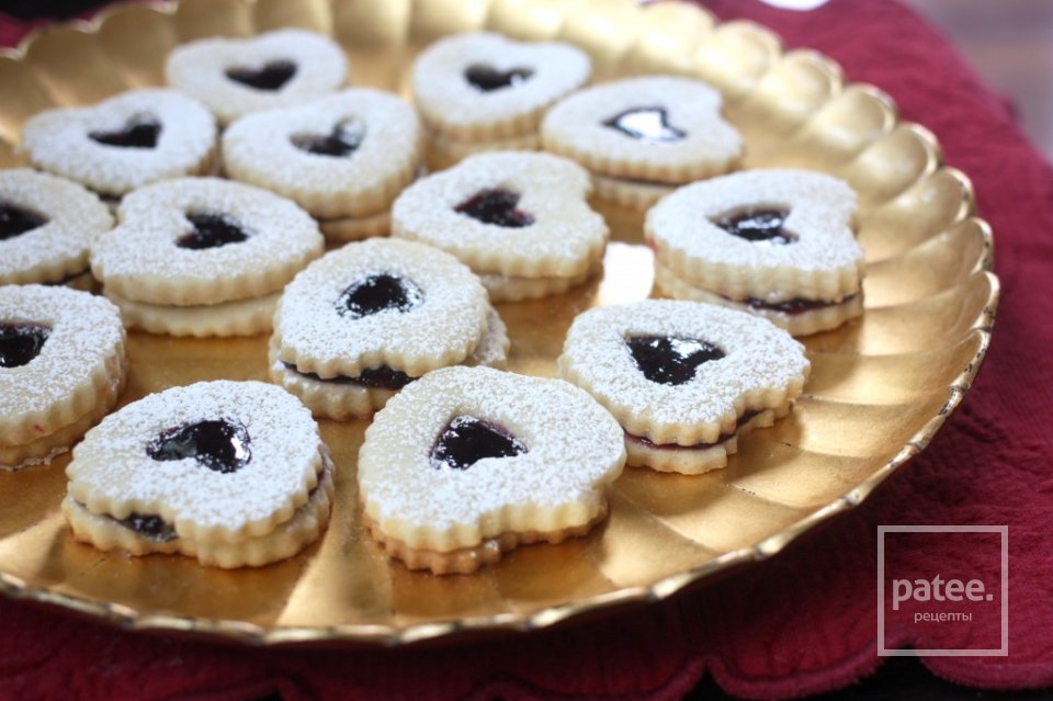 Миндальное печенье с джемом - Шаг 12