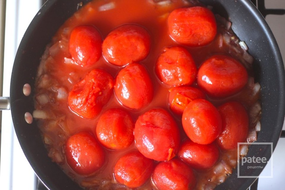 Паста в томатно-базиликовом соусе - Шаг 6