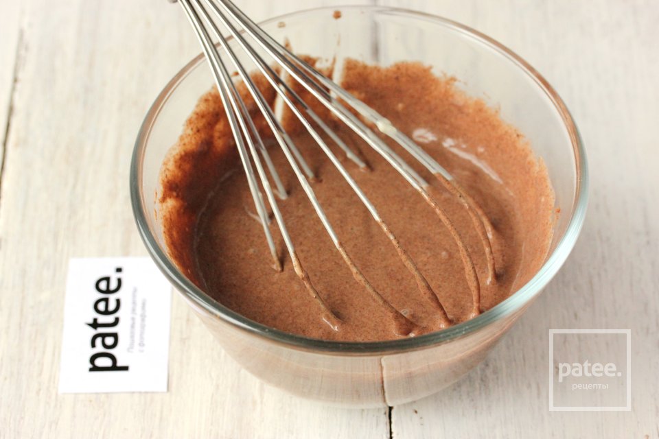 Тыквенные блины с паутинкой на Хэллоуин - Шаг 8