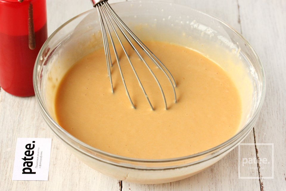 Тыквенные блины с паутинкой на Хэллоуин - Шаг 10