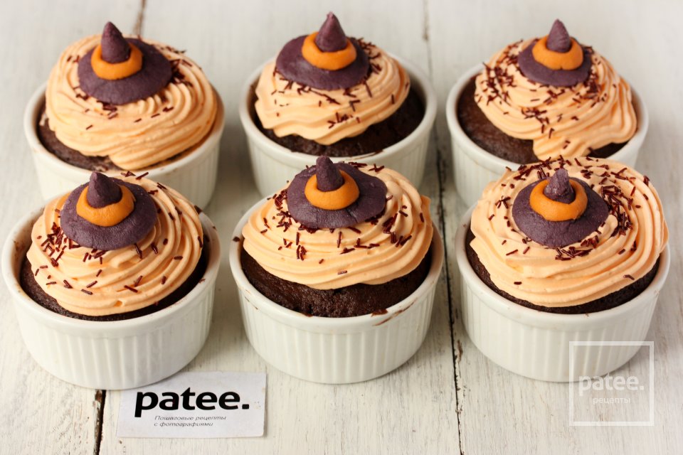 Шоколадные капкейки на Хэллоуин - Шаг 17