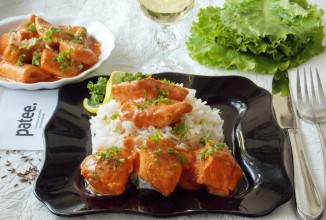 Форель в сливочно-томатном соусе