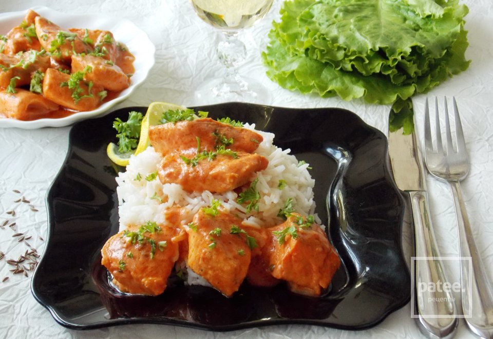 Форель в сливочно-томатном соусе - Шаг 10