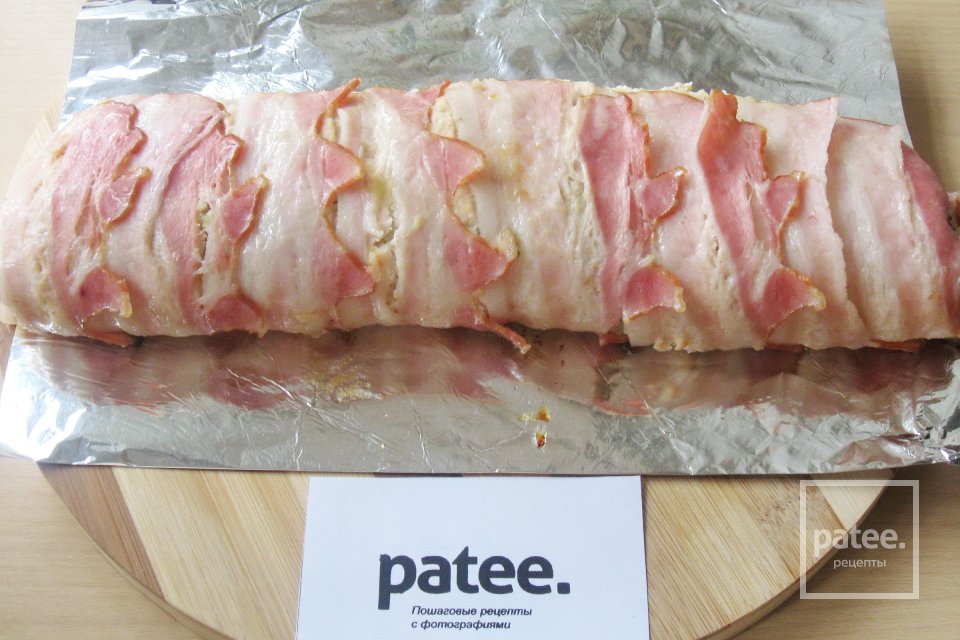 Мясной рулет с картофелем и грибами - Шаг 18