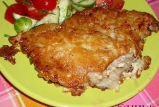 Мясо в картофельной корочке