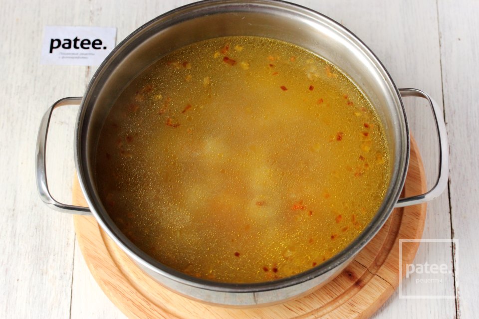 Суп с тыквой и куриными фрикадельками - Шаг 8