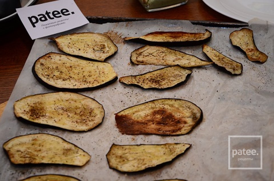 Запеченные баклажаны с творожной пастой - Шаг 5