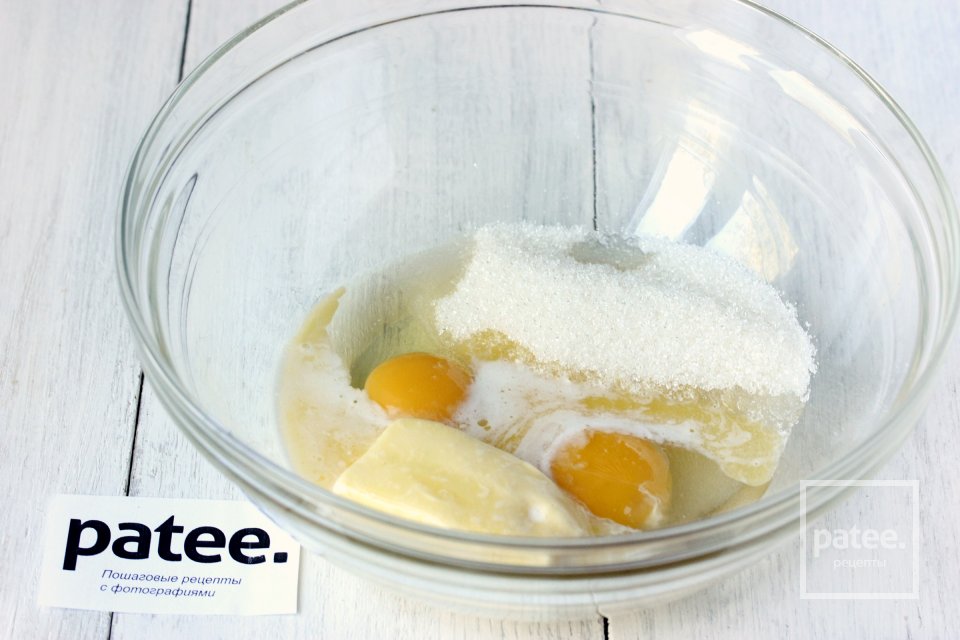 Пирог заливной с грушами - Шаг 2