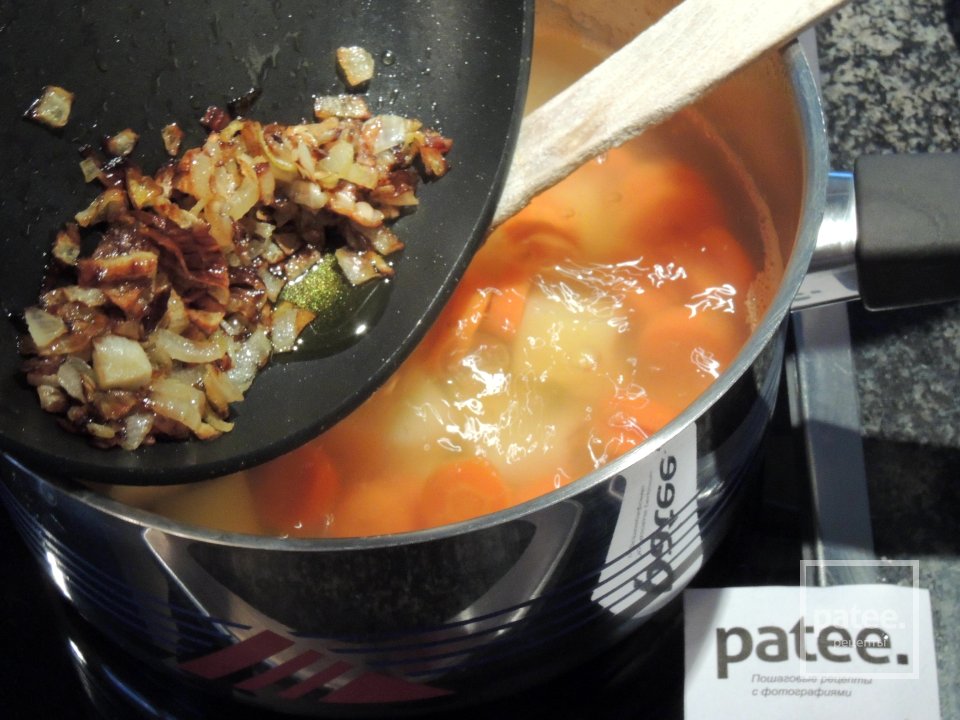 Тыквенный суп с сухариками - Шаг 5