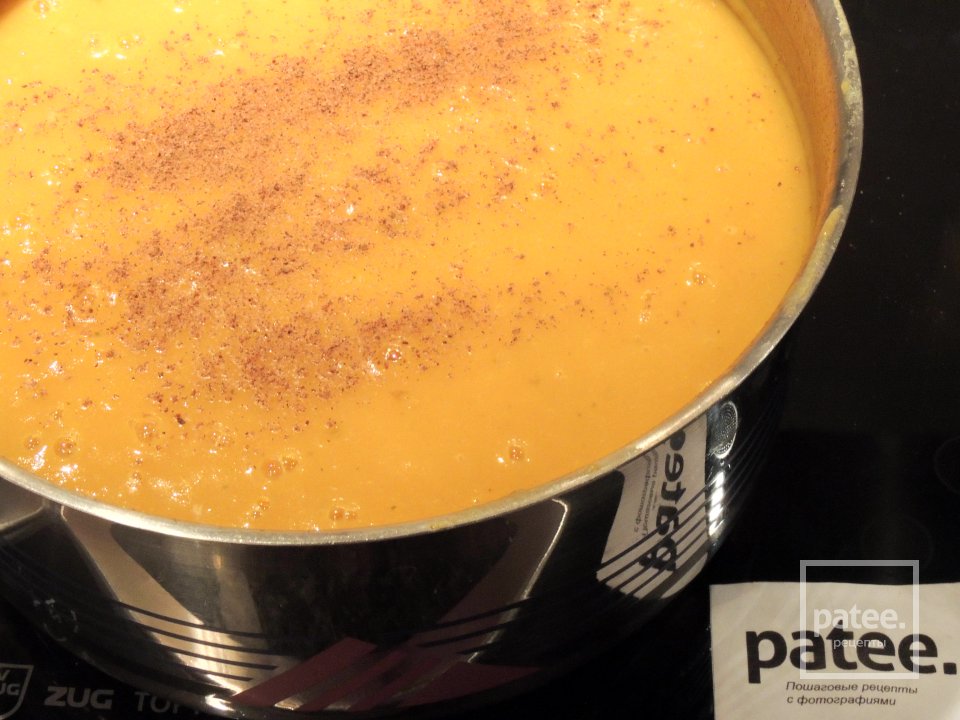 Тыквенный суп с сухариками - Шаг 14