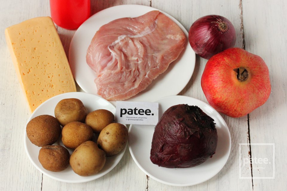 Салат Гранатовый браслет - Шаг 1