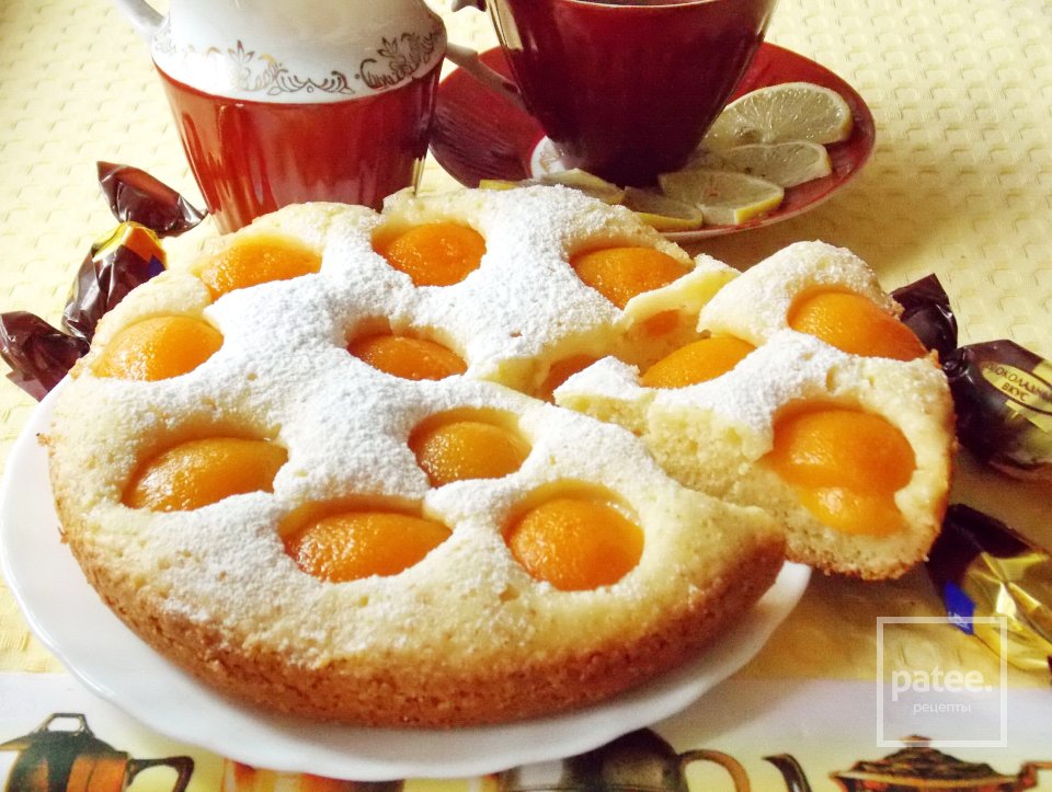 Пирог с абрикосами в мультиварке - Шаг 13